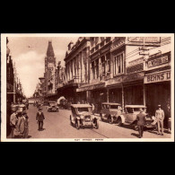 Australien Lith: Ansichtskarte  | Stadt, Autos, Oldtimer  | - Autres & Non Classés