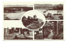 Postcard  Wales Bangor Multiview Valentine's Unused - Gwynedd