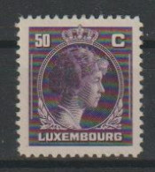 Luxemburg Y/T 341 * MH - 1944 Charlotte Rechterzijde