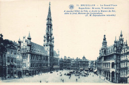 BELGIQUE - Bruxelles - La Grand'Place - Carte Postale Ancienne - International Institutions