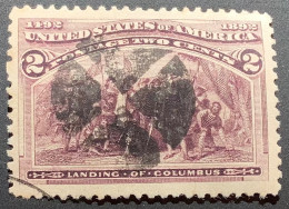 US 1893 2c Columbian (Scott 231) ~XF-SUP 95 Used Gem With Ideal Cancel & Very Well Centered Jumbo Margins (USA PSE - Usados