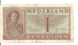 PAYS-BAS 1 GULDEN 1949 VF P 72 - 1 Gulden