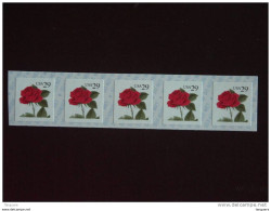 USA Etats-Unis D'Amerique United States 1993 Roos Roze Rose 5 X YV 2186 Sc 2490 MNH ** - Bandes & Multiples