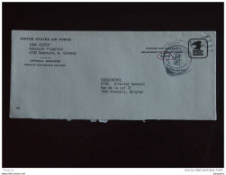 USA Etats-Unie United States Brief Lettre Cover UNITED STATES AIR FORCE 1981  To Belgium - 1981-00