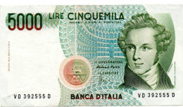 MA 18610 / Italie - Italien - Italy 5000 Lires 4/01/1985 TTB - 5000 Liras