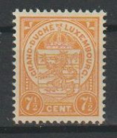 Luxemburg Y/T 94 ** MNH - 1907-24 Wapenschild