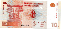 MA 26203 / Congo 10 Francs 30/06/2003 UNC - Unclassified