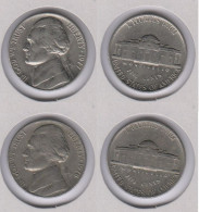 Etats Unis  Five Cents 1977 + 1978 ; 5c  ; USA - 1938-…: Jefferson
