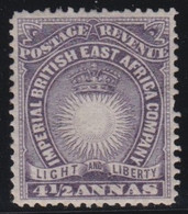 Imperial British East Africa Company    .     SG    .   11+11a  (2 Scans)      .      *     .   Mint-hinged - British East Africa