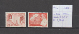 (TJ) Groenland 1968 - 2 Sets (postfris/neuf/MNH) - Ungebraucht