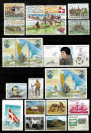 Denmark Vignettes 1986/1992  Explorers  MNH** - Fiscaux