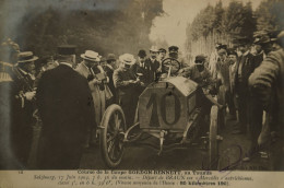Automobile (Rally) Salzbourg Coupe Gordon Bennett Taunus (1904) No. 14  Depart De Braun  (Mercedes) 1905 Rare - Rallye