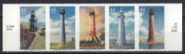 UNITED STATES 4508-4512,unused,lighthouses - Nuovi