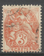 CRETE N° 3 OBL /Used - Gebruikt