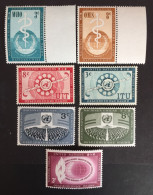 1956 - United Nations UNO UN ONU - Complete Set Year 1956 -  Unused - Nuevos