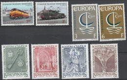 Luxembourg    .   Y&T     .    8 Timbres     .    **      .      Neuf Avec Gomme Et SANS Charnière - Neufs