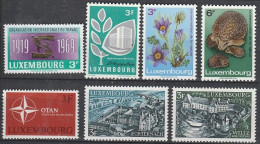 Luxembourg    .   Y&T     .    7 Timbres     .    **      .      Neuf Avec Gomme Et SANS Charnière - Neufs