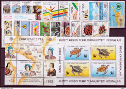 Cipro 1992 Annata Completa / Complete Year Set MNH VF - Unused Stamps