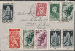 Lotto 426 23/6/1936 - Lettera Diretta In Svizzera, Affrancata Per L. 1,25, Esposizione Mondiale Stampa Cattolica 25 C. + - Lettres & Documents