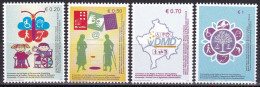 Kosovo 2007 Persons With Disabilities Diseases Health Medicine Braille Butterflies UNMIK UN United Nations MNH - Neufs