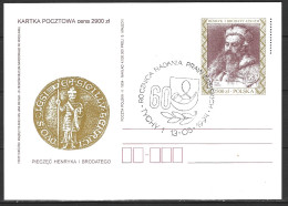 POLOGNE. Carte Commémorative De 1994. Tychy/Bière Tyskie. - Bières