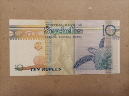 Billete De Seychelles De 10 Rupees, Año 1998, UNC - Seychellen