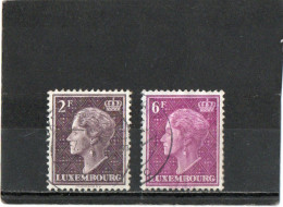 LUXEMBOURG    1948-43  Y.T. N° 413 à 424  Incomplet  Oblitéré  421 423 - 1965-91 Jean