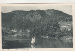 D5870) GARS THRUNAU - Schimmelsprung U. Altes Segelboot U. Häuser ALT 1927 - Gars Am Kamp