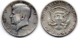 MA 26908 / USA 1/2 Dollar 1964 TTB+ - 1964-…: Kennedy