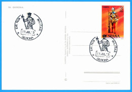 España. Spain. 1973. Matasello Especial. Special Postmark. Exp. Filatelica Militar. Gerona - Machines à Affranchir (EMA)