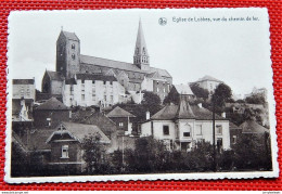 LOBBES  - Eglise , Vue Du Chemin De Fer - Lobbes