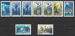 Les Légendes D'Andorre (1 ère Série) Avec Haute Faciale. 9 Timbres Neufs **  Vendu à La Valeur Faciale - Ongebruikt