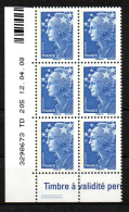 Col38 Marianne Beaujard Coin Daté  N° 4231 Daté 12 04 08 1 Bande Jaune Et 1 Bande Blanche - 2000-2009