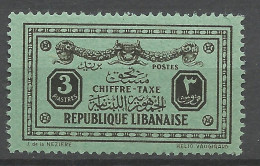 GRAND LIBAN TAXE N° 32  NEUF** LUXE SANS CHARNIERE   / Hingeless  / MNH - Strafport