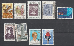 Luxembourg    .   Y&T     .    9 Timbres     .    O     .      Oblitéré - Used Stamps