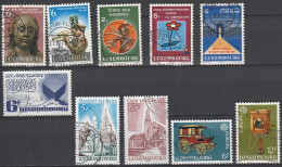 Luxembourg    .   Y&T     .    10  Timbres     .    O     .      Oblitéré - Usados