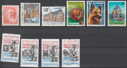 Luxembourg    .   Y&T     .    10  Timbres     .    O     .      Oblitéré - Used Stamps