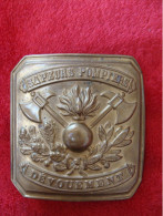 Boucle De Ceinturon De Pompier 1900 - Pompiers