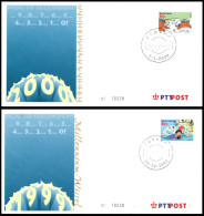 Pays-Bas / Nederland - FDC's Privés Avec Timbres Privés° - Tintin / Kuifje / Tim - Millennium 1999-2000 - RRRRRRRRRRRRRR - Philabédés