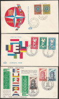 Luxembourg    .   16  FDC 's   (6 Scans)     .     O    .   Oblitéré - FDC