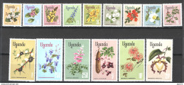 Uganda 1969 Y.T.82/96 **/MNH VF - Oeganda (1962-...)