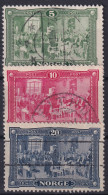 NORWAY 1914 - Canceled - Sc# 96-98 - Oblitérés