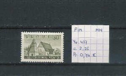 (TJ) Finland 1956 - YT 437 (postfris Met Plakker/neuf Avec Charnière/MH) - Nuevos