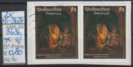 2021 - ÖSTERREICH - SM "Weihnachten - Mädchen Am Fenster"  85 C Mehrf.- 2x O Gestempelt - S.Scan (3636o X2 ABs  At) - Used Stamps