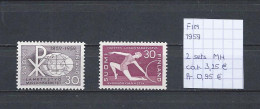 (TJ) Finland 1959 - 2 Sets (postfris Met Plakker/neuf Avec Charnière/MH) - Nuevos