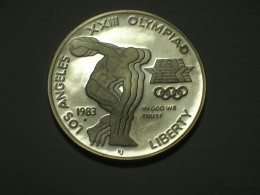 Estados Unidos/USA 1 Dolar 1983 S, Proof, Olimpiadas (13938) - Gedenkmünzen