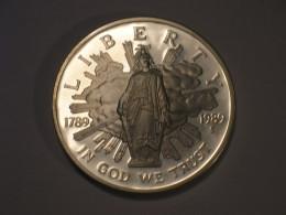 Estados Unidos/USA 1 Dolar Conmemorativo, 1989 S, Proof, Bicentenario Congreso (13943) - Commemoratifs