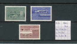 (TJ) Finland 1962 - YT 519/21 (postfris Met Plakker/neuf Avec Charnière/MH) - Ongebruikt