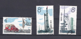 Chine 1964 , Industrie Du Pétrole, 3 Timbres , Scan Recto Verso - Oblitérés