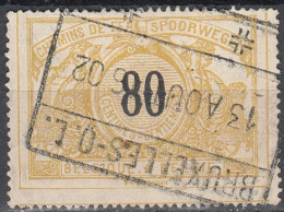 BELGIUM   SCOTT NO Q22  USED  YEAR  1895 - Oblitérés